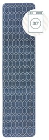 Runner lavabile blu scuro 57x230 cm Argyll - Flair Rugs