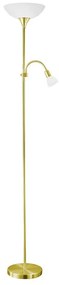 EGLO 82843 - Lampada con piedistallo UP 2  1xE27/60W + 1xE14/25W oro