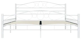 Giroletto bianco in metallo 180x200 cm