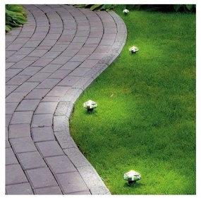 Eglo 98184 - Catena decorativa da esterno LED SPINETOLI 9xLED 10m IP65 bianco caldo