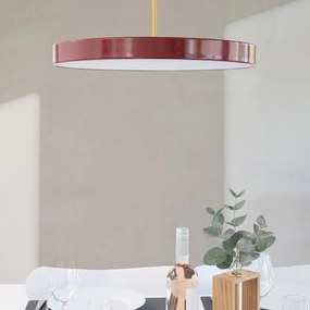 Lampada a sospensione a LED rossa con paralume in metallo ø 43 cm Asteria Medium - UMAGE