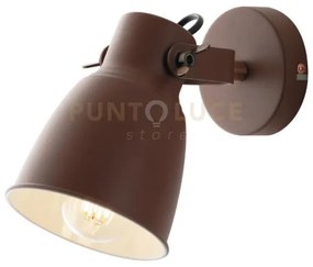 Applique a parete legend corten e ramen 1 luce attacco e27 12,3x22x...