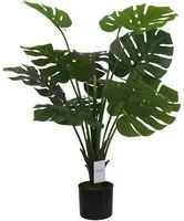 Pianta Ornamentale Per Interno Ed Esterno Albero Di Monstera Artificiale In Vaso 100cm