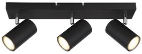Globo 57911-3B - Faretto ROBBY 3xGU10/35W/230V nero
