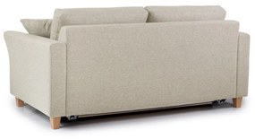 Divano letto beige 190 cm Sonia - Scandic