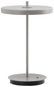 Lampada da tavolo LED grigio chiaro in metallo con paralume in metallo (altezza totale 31 cm) Asteria Move – UMAGE