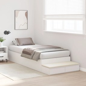 Struttura letto contenitore  bianco legno ingegnerizzato