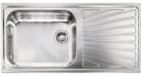 Lavello COMETA 100x50 1 vasca destra+ gocciolatoio ACCIAIO INOX 011446.D1.01.2018