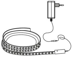 Striscia LED RGB dimmerabile LED/24W/230V 5m 3000-6000K Wi-Fi Tuya
