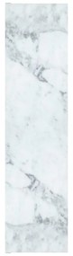 Pannello mdf decoro marmo Carrara lucido L 120 x H 60 cm Sp 19 mm multicolore