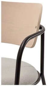 Sedia da pranzo grigio chiaro in frassino Eclipse - Teulat