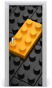 Adesivo per porta Mattoni Lego 75x205 cm