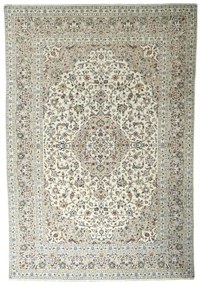 Kashan Tappeto persiano 240x350 Beige (Iran) Annodato A Mano