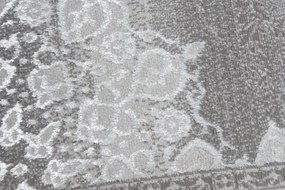 Esclusivo tappeto per interni di design bianco e grigio con motivo Larghezza: 140 cm | Lunghezza: 200 cm