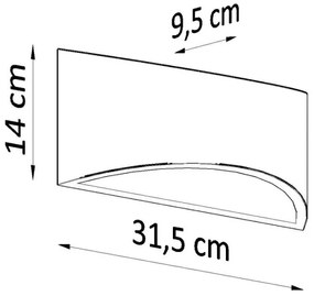 Sollux SL.0834 - Applique VIXEN 1xG9/40W/230V