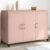 Credenza Rosa 100,5x39x72 cm in Acciaio Laminato a Freddo 846681