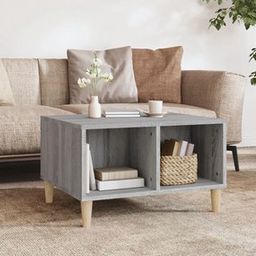 Tavolino Da Salotto Grigio Sonoma 60x50x36,5 Cm İn Multistrato /