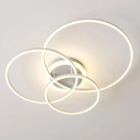 Lindby Smart Plafoniera LED Tula, telecomando, Tuya CCT