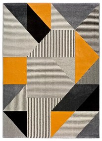 Tappeto arancione e grigio , 160 x 230 cm Gladys Duro - Universal
