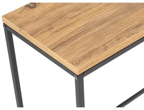 Tavolino da salotto CANVAS 80x100 cm pino atlantic/nero