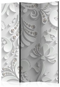 Paravento  Flowers with Crystals [Room Dividers]  Colore colorful, Dimensioni e Misure 135x172