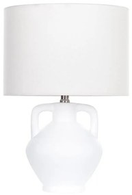 Lampada da tavolo ceramica bianco 46 cm LABRADA Beliani