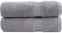 Asciugamani da Doccia 2 pz Grigi 70x140 cm 600gsm 100% Cotone 137308