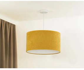 Duolla - Lampadario a sospensione con filo CORDUROY 1xE27/15W/230V diametro 40 cm giallo