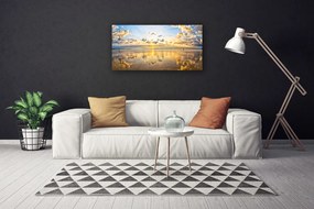 Quadro su tela Paesaggio marino 100x50 cm