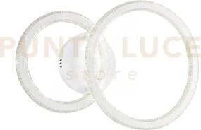 Plafoniera led bryant bianca 45w 6000lm 3000k 65x15x45cm diffusore ...