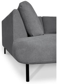 Divano angolare grigio scuro (angolo sinistro/"U") Hero - Scandic