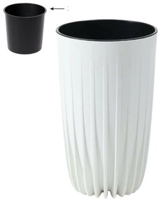 Vaso di design MIRA in bianco 30 cm