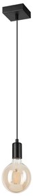 Lampadario a sospensione con filo ASTRID 1xE27/60W/230V opaco nero