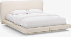 Letto imbottito Linea in bouclé Baloo - 140x200 cm