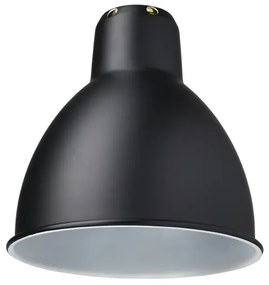 Lampe Gras - Paralume Classic Rotondo Ø140 Nero/Bianco Lampe Gras