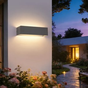 BRILAGI -LED Applique da esterno DONNANI LED/12W/230V 30 cm antracite IP44