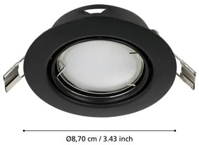 Eglo 900752 - SET 3x Luce LED da incasso PENETO 1xGU10/4,6W/230V