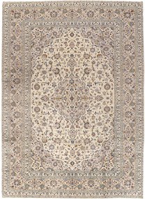 Kashan Tappeto 250 x 350 Beige (Iran) Annodato A Mano