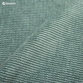 Divano turchese allungabile/con contenitore con rivestimento in velluto a coste 215 cm Bjork – Bonami Selection