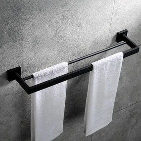 Portasciugamano da bagno BLACK ERLO 02