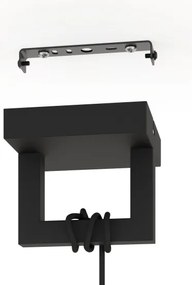 Eglo 390002 - Lampadario a sospensione con filo BOGOTA 1xE27/40W/230V nero