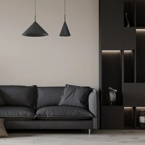 Lampadario a cavo CAPITAL 1xGX53/15W/230V Ø 46 cm nero