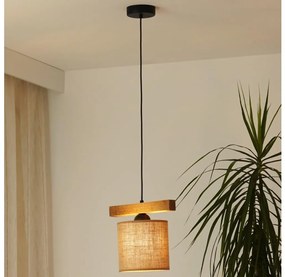 Brilagi - Lampadario a sospensione con filo FOREST 1xE27/15W/230V pino/marrone/nero