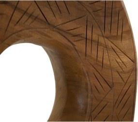 Scultura Dorat In Teak Riciclato Cm 35X10X58 (Pezzi Unici - Non Rip. In Serie)