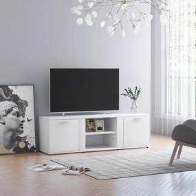 Mobile Porta Tv Bianco 120x34x37 Cm İn Legno Multistrato /