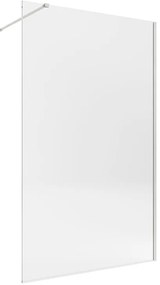 Walk-in single L 130 x H 200 cm, vetro 8 mm vetro senza finitura / trasparente cromo
