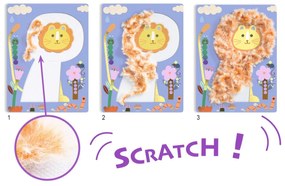 Gioco creativo - Lana e velcro - animaletti pelosi