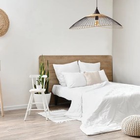 Lampadario Moderno Kasteli nero paralume nero E27 Ø65cm SEYNAVE