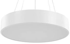 Lampadario LED in metallo bianco 60 cm BALILI Beliani
