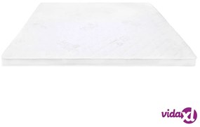 vidaXL Coprimaterasso 140x200 cm in Schiuma di Gel 7 cm